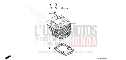 CYLINDRE NX125K de 1989